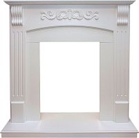 Портал Royal Flame Sorrento, белый дуб угловой, для очагов Aspen Black/Gold