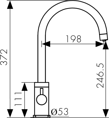 Смеситель Kaiser Merkur 26744-4 для кухонной мойки, белый фото 2