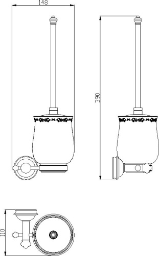 Ершик Sapho Astor 1325-08 фото 3