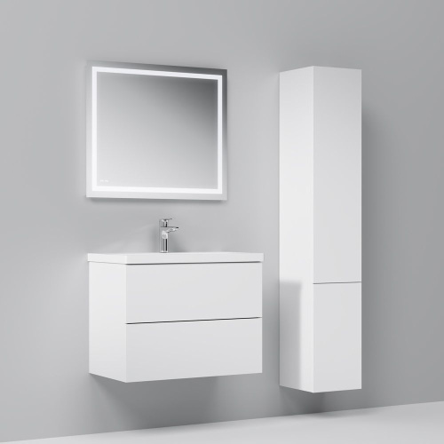 Мебель для ванной AM.PM Gem 75 подвесная, белый глянец, с 2 ящиками + Сертификат AM.PM на 30 дней подписки на медиасервис фото 2
