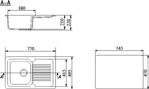 Мойка кухонная Ulgran U-506-307 терракот фото 2
