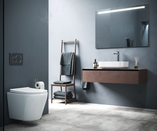 Унитаз подвесной Ceramica Nova Highlight CN1804 с микролифтом, безободковый фото 12
