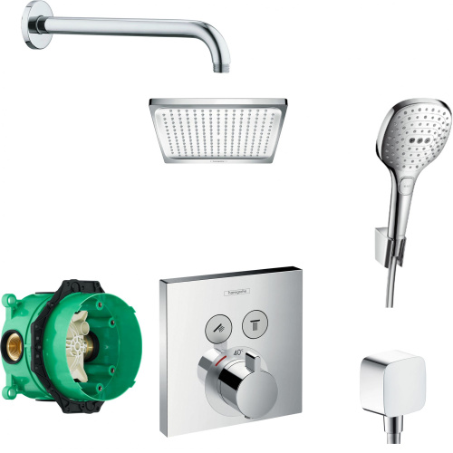 Душевой комплект Hansgrohe ShowerSelect 15763000 6 в1 фото 10