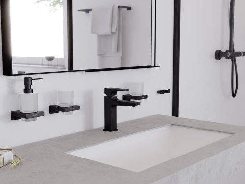 Дозатор Hansgrohe AddStoris 41745670 матовый черный фото 9