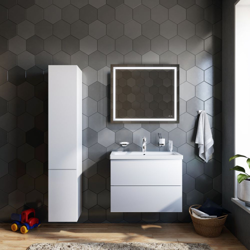 Мебель для ванной AM.PM Gem 75 подвесная, белый глянец, с 2 ящиками + Сертификат AM.PM на 30 дней подписки на медиасервис фото 2