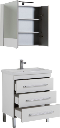 Мебель для ванной Aquanet Сиена 70 напольная белая фото 10 Мебель для ванной Aquanet Сиена 70 напольная белая фото 10