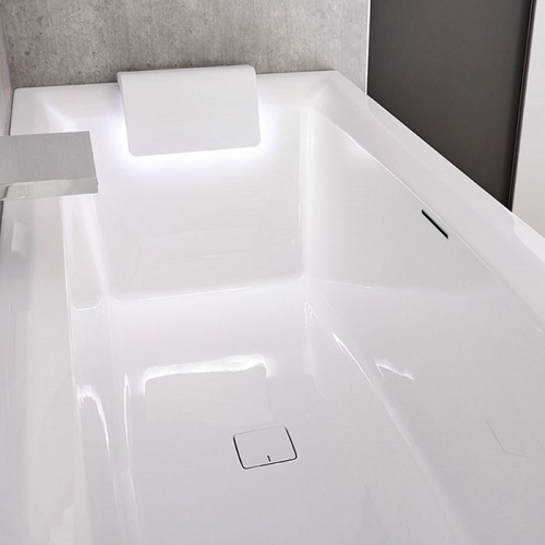 Акриловая ванна Riho Still Square 180x80 подголовник справа фото 4