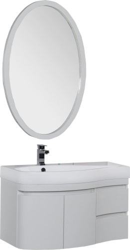 Мебель для ванной Aquanet Сопрано 95 белая L фото 8