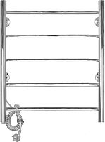 Полотенцесушитель электрический Domoterm Аврора DMT 109-5 50x60, L с полотенцедержателем