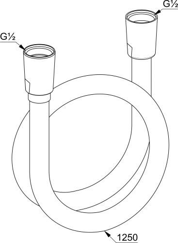 Душевой шланг Kludi Logoflex 6105505-00 фото 2