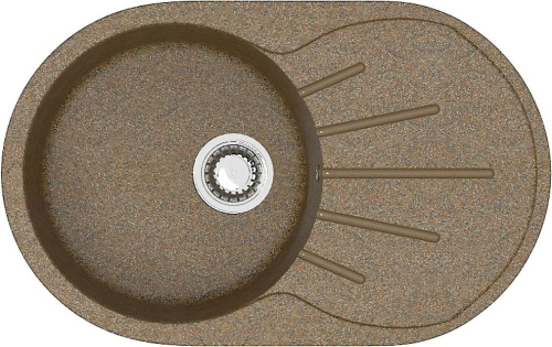 Мойка кухонная ZETT lab. T110Q009 терракот