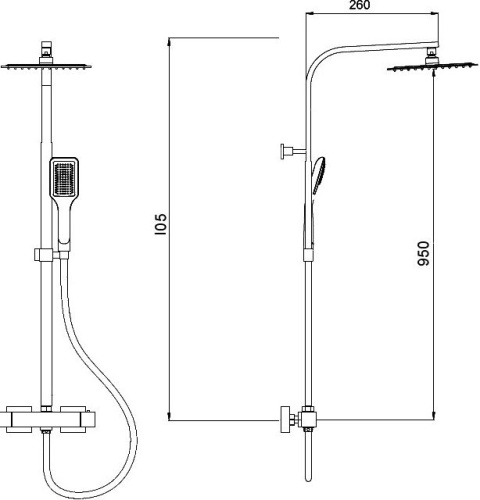 26 170 руб. Душевая стойка RGW Shower Panels SP-22 фото 2 Душевая стойка RGW Shower Panels SP-22 фото 2