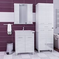 Тумба с раковиной СанТа Омега 70 напольная, 2 дверцы