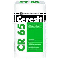 Гидроизоляционная смесь Ceresit CR 65 для ванной, мешок 25 кг