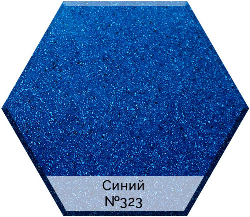 Мойка кухонная AquaGranitEx M-13 синяя фото 2