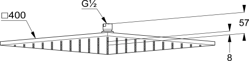 Верхний душ Kludi A-QA 6444005-00 фото 4