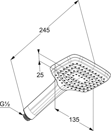 Душевой комплект Kludi Pure&Style 406300575 С ВНУТРЕННЕЙ ЧАСТЬЮ фото 9