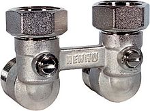 Узел нижнего подключения Rehau 1/2"x3/4" угловой