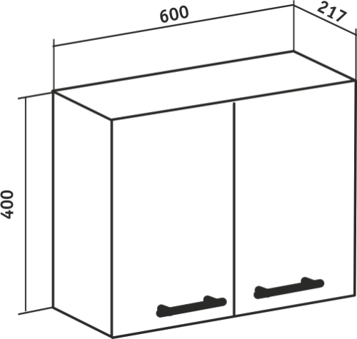 Шкаф Runo Рондо 60х40 фото 3