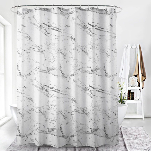 Штора для ванной Carnation Home Fashions Marble 180x200 wave фото 5