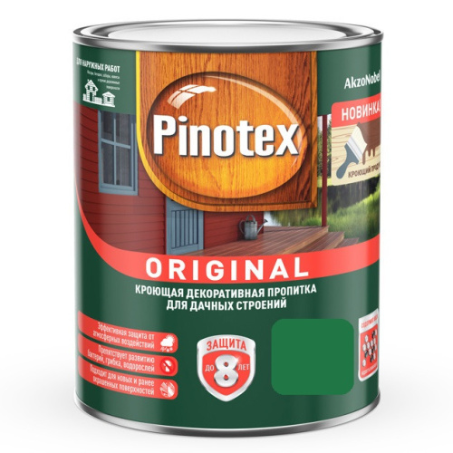 Пропитка декоративная для защиты древесины Pinotex Original база BW 0,9 л.