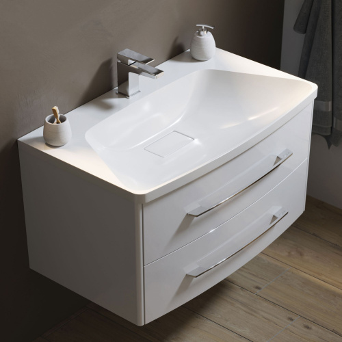 Мебель для ванной Aqwella 5 stars Neringa 80 белая фото 4