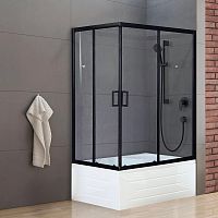 Душевой уголок Royal Bath BP RB8100BP-T-BL-R 100x80 с поддоном
