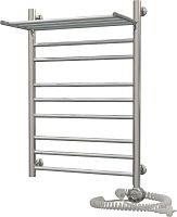 Полотенцесушитель электрический Aquanerzh Прямой групповой с полкой R 80х50