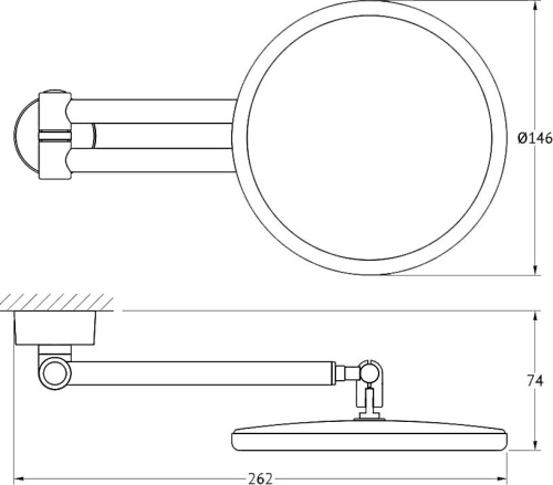 Косметическое зеркало FBS Nostalgy NOS 020 фото 2