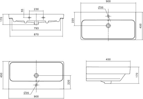 Мебель для ванной AQUATON Сканди 90 дуб рустикальный фото 9