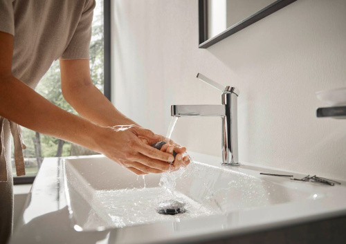 Смеситель Hansgrohe Finoris 110 76024000 для раковины, хром фото 3