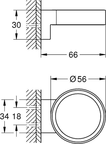 Дозатор Grohe Selection 41028 темный графит, матовый фото 5