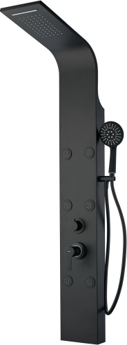 26 790 руб. Душевая панель Aquanet Vektra 267402 черная Душевая панель Aquanet Vektra 267402 черная