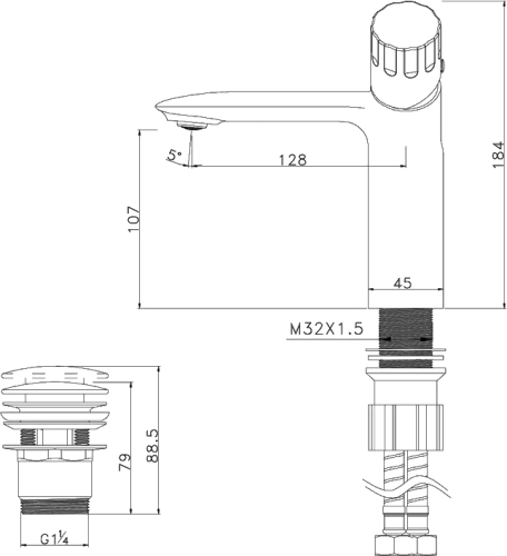 Смеситель Lemark Wing LM5306C для раковины фото 4