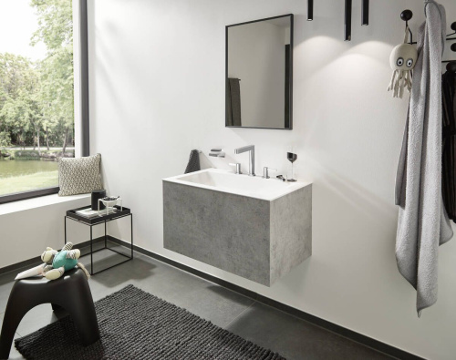 Смеситель Hansgrohe Finoris 160 76034000 для раковины, хром фото 6