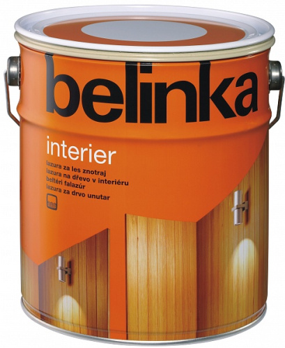 Belinka Interier Лазурное текстурное покрытие на водной основе 0,75 л цвет 67 ориентально оранжевый
