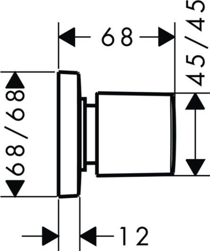 23 990 руб. Вентиль Hansgrohe PuraVida 15978000 наружная часть фото 2 Вентиль Hansgrohe PuraVida 15978000 наружная часть фото 2