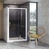 Душевая дверь в нишу Ravak 10DP2-100 Transparent, профиль белый