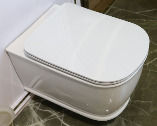 Унитаз подвесной BelBagno Prado BB10150CH безободковый фото 3