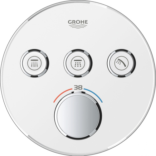 Термостат Grohe Grohtherm SmartControl 29904LS0 для душа, moon white фото 6