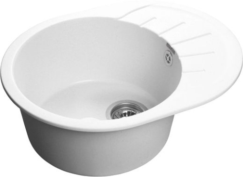 6 780 руб. Мойка кухонная GranFest Rondo GF-R580L иней Мойка кухонная GranFest Rondo GF-R580L иней