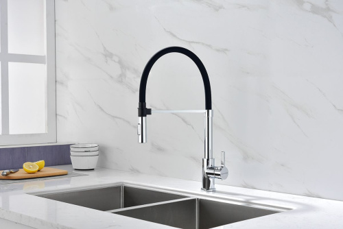 Смеситель Paulmark Halt Ha214021-CR для кухонной мойки, хром фото 5