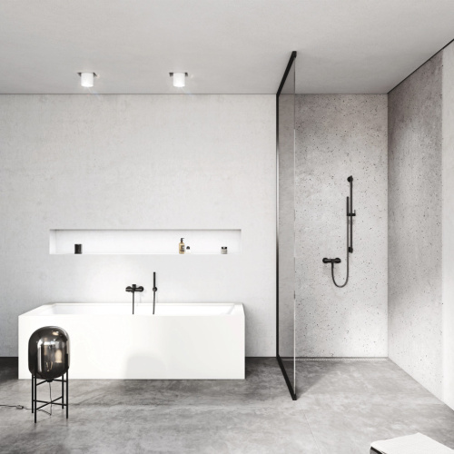 Смеситель Kludi Bozz 386913976 для ванны с душем, черный фото 3