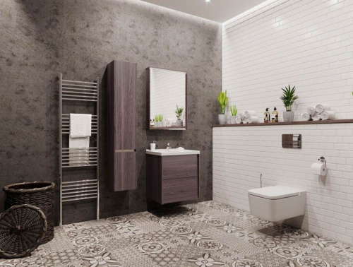 Мебель для ванной AQUATON Стоун 60 грецкий орех Мебель для ванной AQUATON Стоун 60 грецкий орех