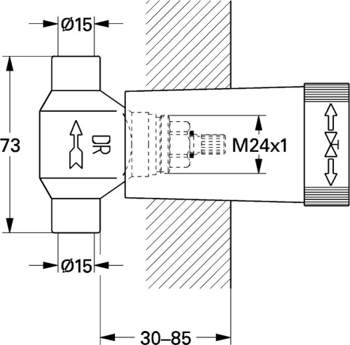 Скрытая часть Grohe 29801000 фото 2