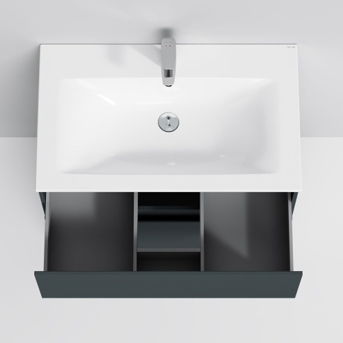 Мебель для ванной AM.PM Tender 80 напольная, графит фото 9 Мебель для ванной AM.PM Tender 80 напольная, графит фото 9