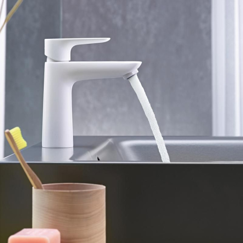 Смеситель Hansgrohe Talis E 71712700 для раковины, матовый белый фото 2