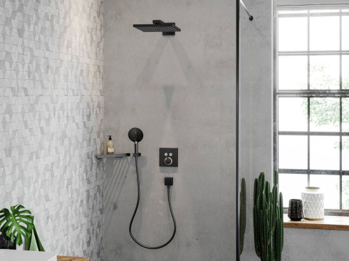Душевая лейка Hansgrohe Raindance Select S 26530670 матовая черная фото 4