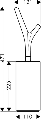 Ершик Axor Massaud 42235000 фото 4
