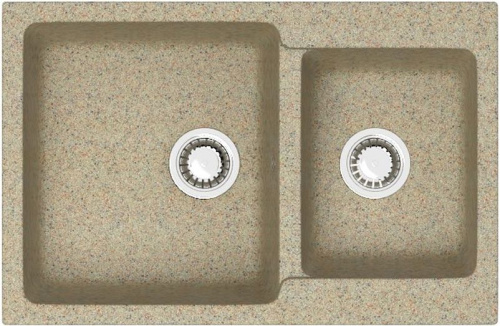 8 328 руб. Мойка кухонная ZETT lab. T191Q005 песочная Мойка кухонная ZETT lab. T191Q005 песочная